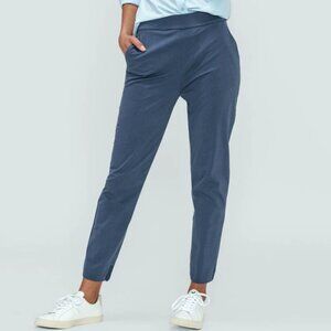 Ministry of Supply‎ Womens Kinetic Pull on Pant Size 4 Jogger Slate Blue Stretch